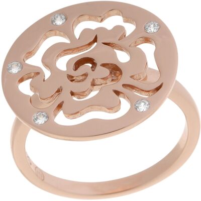 Orphelia Damen-Ring Sterling-Silber 925 – Rosé ZR-7079/1 Rose L Orphelia Damen-Ring Sterling-Silber 925 – Rosé ZR-7079/1 Rose L