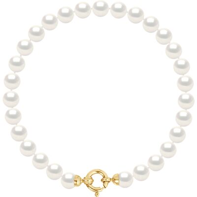 DIADEMA - Armband - Echte Süßwasserperlen - Gelbgold Weiß Einheitsgröße DIADEMA - Armband - Echte Süßwasserperlen - Gelbgold Weiß Einheitsgröße