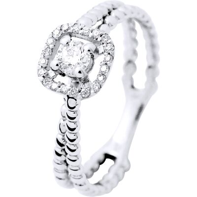DIADEMA - Ring - Prestige Jewelery - Weißgold Weiß R DIADEMA - Ring - Prestige Jewelery - Weißgold Weiß R