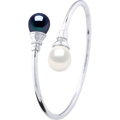 Diadema YOU & ME Armband Süßwasserperlen Weiß und Schwarz 11-12 mm 925 Weiß Einheitsgröße Diadema YOU & ME Armband Süßwasserperlen Weiß und Schwarz 11-12 mm 925 Weiß Einheitsgröße