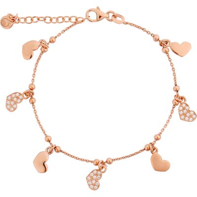 Orphelia 'Elisa' Damen-Armband aus 925er Sterlingsilber - Rosé ZA-7381 Rose Einheitsgröße Orphelia 'Elisa' Damen-Armband aus 925er Sterlingsilber - Rosé ZA-7381 Rose Einheitsgröße