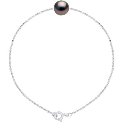 Ateliers Saint Germain Armband echte Tahiti-Zuchtperle rund 8-9 mm Schwarz Einheitsgröße Ateliers Saint Germain Armband echte Tahiti-Zuchtperle rund 8-9 mm Schwarz Einheitsgröße