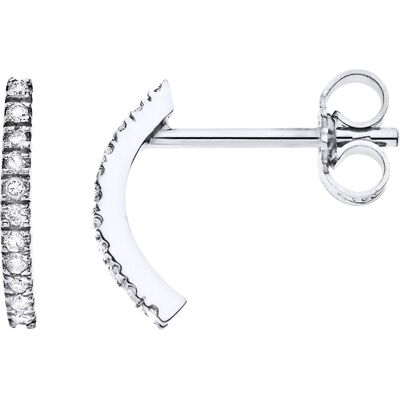 DIADEMA - Ohrringe - Diamanten - Weißgold Weiß Einheitsgröße DIADEMA - Ohrringe - Diamanten - Weißgold Weiß Einheitsgröße