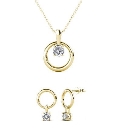 MYC Paris Octavia Set - Gold und Kristall Weiß & Gold Einheitsgröße MYC Paris Octavia Set - Gold und Kristall Weiß & Gold Einheitsgröße