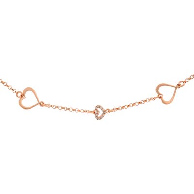 Orphelia 'Alfina' Damen-Armband aus 925er Sterlingsilber – Rosé ZA-7383 Rose Einheitsgröße Orphelia 'Alfina' Damen-Armband aus 925er Sterlingsilber – Rosé ZA-7383 Rose Einheitsgröße