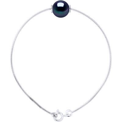 Diadema Maschenarmband Serpentin Rund Süßwasserperle und Weiß 9-10 mm 925 Schwarz Einheitsgröße Diadema Maschenarmband Serpentin Rund Süßwasserperle und Weiß 9-10 mm 925 Schwarz Einheitsgröße