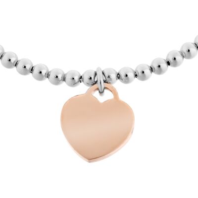 Orphelia 'Izabella' Damen-Armband aus 925er Sterlingsilber – Silber/Rosé ZA-7185 Silber und Roségold Einheitsgröße Orphelia 'Izabella' Damen-Armband aus 925er Sterlingsilber – Silber/Rosé ZA-7185 Silber und Roségold Einheitsgröße