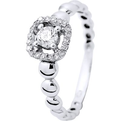 DIADEMA - Ring - Prestige Jewelery - Weißgold Weiß K DIADEMA - Ring - Prestige Jewelery - Weißgold Weiß K
