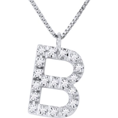 DIADEMA - Halskette mit Diamanten - B -Weißgold Weiß Einheitsgröße DIADEMA - Halskette mit Diamanten - B -Weißgold Weiß Einheitsgröße