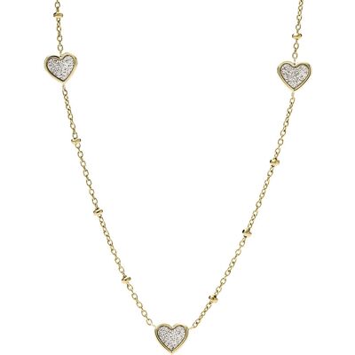 Fossil Schmuck 'Sutton' Damen Halskette aus Edelstahl - Gold JF03942710 Gold Einheitsgröße Fossil Schmuck 'Sutton' Damen Halskette aus Edelstahl - Gold JF03942710 Gold Einheitsgröße