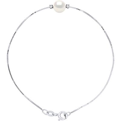 DIADEMA - Armband - Silber - Süßwasserperle und Diamanten Weiß Einheitsgröße DIADEMA - Armband - Silber - Süßwasserperle und Diamanten Weiß Einheitsgröße