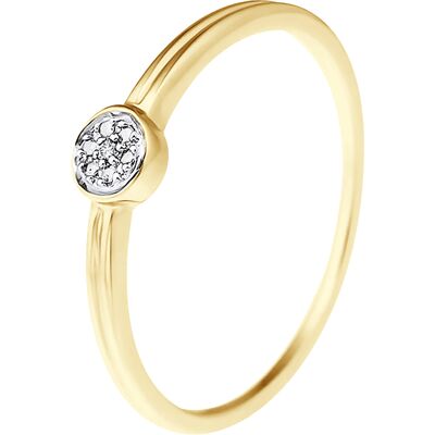 DIADEMA - Ring - Diamanten - Gelbgold Weiß R DIADEMA - Ring - Diamanten - Gelbgold Weiß R