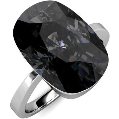MYC Paris Klassischer Ring - Silber und Schwarz Schwarzes Silber L 1/2 MYC Paris Klassischer Ring - Silber und Schwarz Schwarzes Silber L 1/2