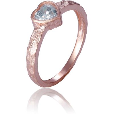 Orphelia 'Nora' Damen-Ring aus 925er Sterlingsilber, Rosé, ZR-7435 Rose L Orphelia 'Nora' Damen-Ring aus 925er Sterlingsilber, Rosé, ZR-7435 Rose L