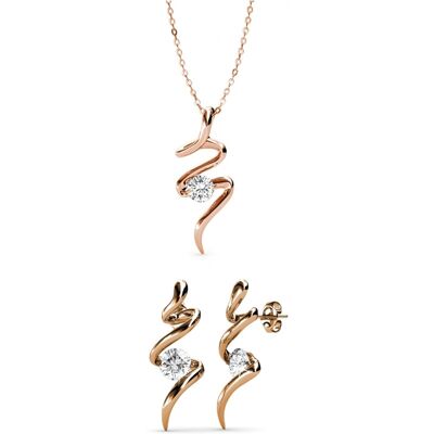 MYC Paris Spiralset - Rose Gold und Kristall Weiß- und Roségold Einheitsgröße MYC Paris Spiralset - Rose Gold und Kristall Weiß- und Roségold Einheitsgröße