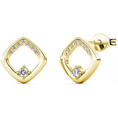 MYC Paris Adelise Ohrringe - Gold und Kristall Weiß & Gold Einheitsgröße MYC Paris Adelise Ohrringe - Gold und Kristall Weiß & Gold Einheitsgröße