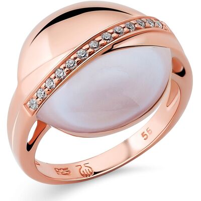 Orphelia Damen-Ring Sterling-Silber 925 – Rosé ZR-7506/RG Rose Q Orphelia Damen-Ring Sterling-Silber 925 – Rosé ZR-7506/RG Rose Q