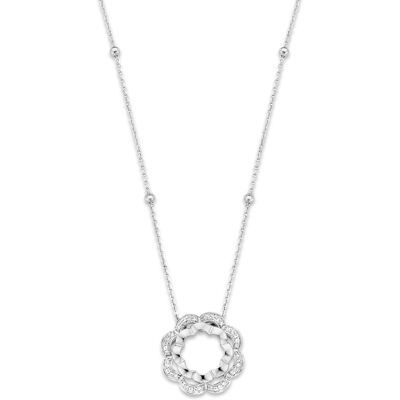 Orphelia 'Onyx' Damenkette mit Anhänger aus 925er Sterlingsilber – Silber ZH-7127 Silber Einheitsgröße Orphelia 'Onyx' Damenkette mit Anhänger aus 925er Sterlingsilber – Silber ZH-7127 Silber Einheitsgröße