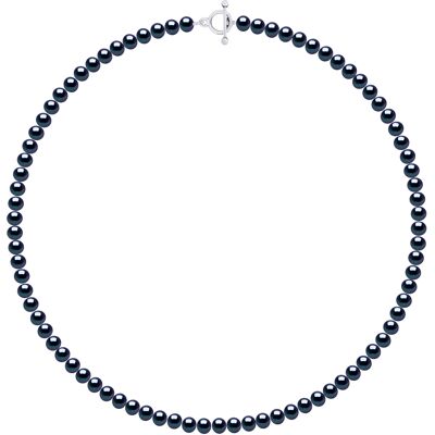 Ateliers Saint Germain Halskette aus echten Süßwasser-Zuchtperlen, halbrund, 6–7 mm Schwarz Einheitsgröße Ateliers Saint Germain Halskette aus echten Süßwasser-Zuchtperlen, halbrund, 6–7 mm Schwarz Einheitsgröße