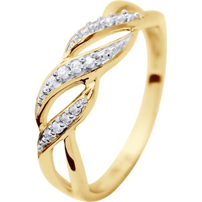 DIADEMA - Ring - Prestige Jewelery - Diamanten - Gelbgold Weiß NICHT DIADEMA - Ring - Prestige Jewelery - Diamanten - Gelbgold Weiß NICHT