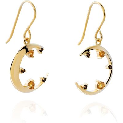 Orphelia 'Eline' Damen 925er Sterling Silber Tropfenohrringe - Gold ZO-7497/G Gold Einheitsgröße Orphelia 'Eline' Damen 925er Sterling Silber Tropfenohrringe - Gold ZO-7497/G Gold Einheitsgröße