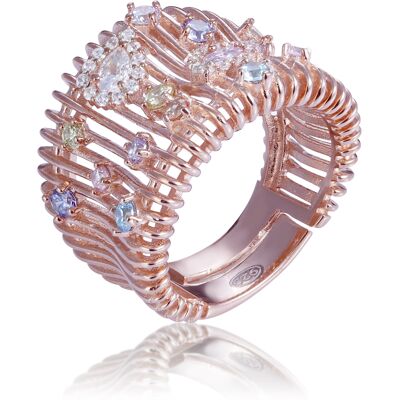 Orphelia Damen-Ring Sterling-Silber 925, Rosé, ZR-7446 Rose K Orphelia Damen-Ring Sterling-Silber 925, Rosé, ZR-7446 Rose K