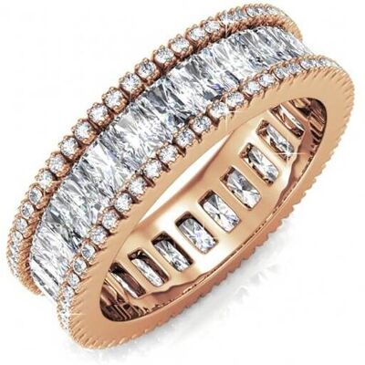 MYC Paris Glamour Lock Ring - Rose Gold und Kristall Weiß- und Roségold NICHT MYC Paris Glamour Lock Ring - Rose Gold und Kristall Weiß- und Roségold NICHT