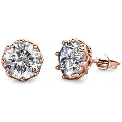 MYC Paris Lily Ohrringe - Rose Gold und Kristall Weiß- und Roségold Einheitsgröße MYC Paris Lily Ohrringe - Rose Gold und Kristall Weiß- und Roségold Einheitsgröße