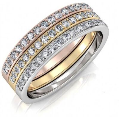 MYC Paris Dreifaltigkeitsring - Silber und Multi Mehrfarben K MYC Paris Dreifaltigkeitsring - Silber und Multi Mehrfarben K