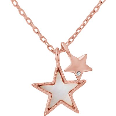 Lova - Lola Van Der Keen Halskette - Like a Star Kollektion Rosa Einheitsgröße Lova - Lola Van Der Keen Halskette - Like a Star Kollektion Rosa Einheitsgröße