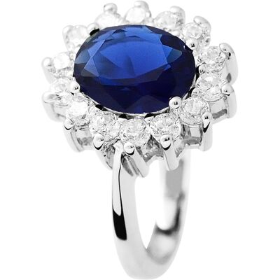 DIADEMA - Ring - Kollektion Reinweiß Silber Einheitsgröße DIADEMA - Ring - Kollektion Reinweiß Silber Einheitsgröße