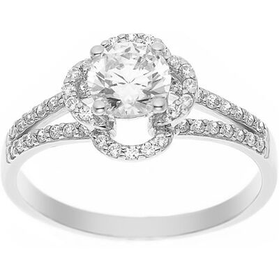 DIADEMA - Ring - Kollektion Kristall Perle Silber NICHT DIADEMA - Ring - Kollektion Kristall Perle Silber NICHT