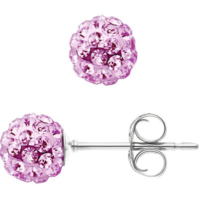 DIADEMA - Ohrringe Crystal Rose - Kollektion Crystal Pearl Silber Einheitsgröße DIADEMA - Ohrringe Crystal Rose - Kollektion Crystal Pearl Silber Einheitsgröße