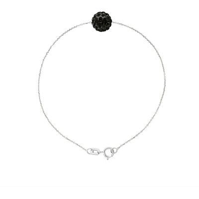 DIADEMA - Armband Toi & Moi - Süßwasserperle & weiße Kristallkugel - Love Jewelry Collection Silber Einheitsgröße DIADEMA - Armband Toi & Moi - Süßwasserperle & weiße Kristallkugel - Love Jewelry Collection Silber Einheitsgröße