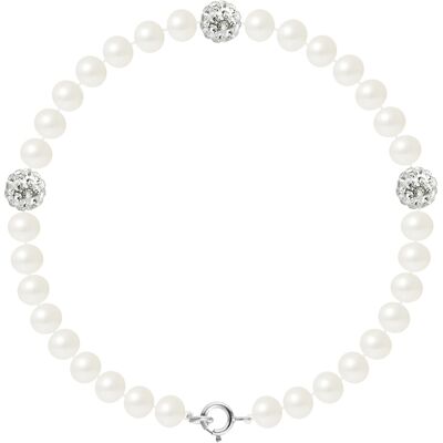 DIADEMA - Armband - Süßwasserperlen - Love Jewelry Collection Silber Einheitsgröße DIADEMA - Armband - Süßwasserperlen - Love Jewelry Collection Silber Einheitsgröße