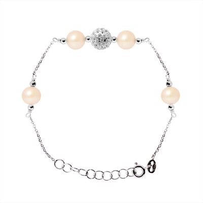 DIADEMA - Armband Süßwasserperlen - Love Jewelry Collection Silber Einheitsgröße DIADEMA - Armband Süßwasserperlen - Love Jewelry Collection Silber Einheitsgröße