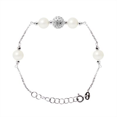 DIADEMA - Armband Süßwasserperlen - Love Jewelry Collection Silber Einheitsgröße DIADEMA - Armband Süßwasserperlen - Love Jewelry Collection Silber Einheitsgröße