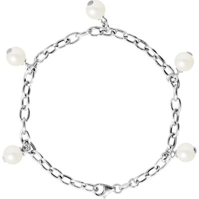 DIADEMA - Armband Süßwasserperlen - Love Jewelry Collection Silber Einheitsgröße DIADEMA - Armband Süßwasserperlen - Love Jewelry Collection Silber Einheitsgröße