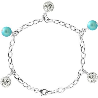 DIADEMA - Armband Süßwasserperlen - Love Jewelry Collection Silber Einheitsgröße DIADEMA - Armband Süßwasserperlen - Love Jewelry Collection Silber Einheitsgröße