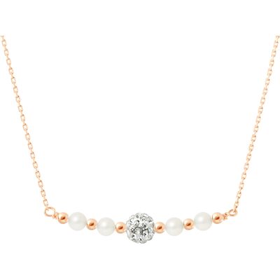 DIADEMA - Halskette Süßwasserperlen - Love Jewelry Collection Silber Einheitsgröße DIADEMA - Halskette Süßwasserperlen - Love Jewelry Collection Silber Einheitsgröße