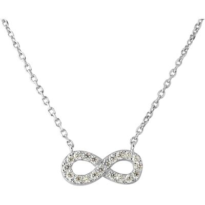 DIADEMA - Halskette - Reines Weiß - Kollektion Crystal Pearl Silber Einheitsgröße DIADEMA - Halskette - Reines Weiß - Kollektion Crystal Pearl Silber Einheitsgröße