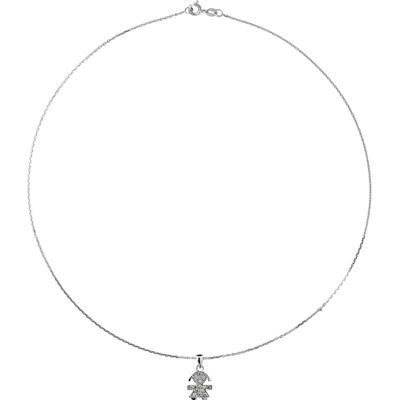 DIADEMA - Halskette Charm's Reines Weiß - Love Jewelry Collection Silber Einheitsgröße DIADEMA - Halskette Charm's Reines Weiß - Love Jewelry Collection Silber Einheitsgröße