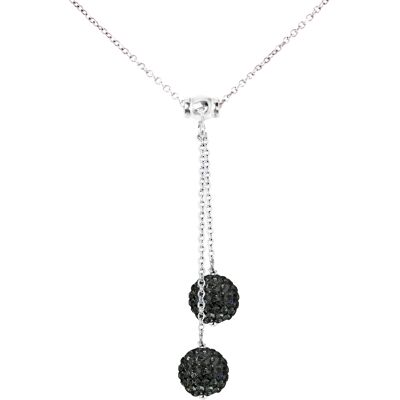 DIADEMA - Halskette You & Me - Black Night - Liebesschmuck Kollektion Silber Einheitsgröße DIADEMA - Halskette You & Me - Black Night - Liebesschmuck Kollektion Silber Einheitsgröße
