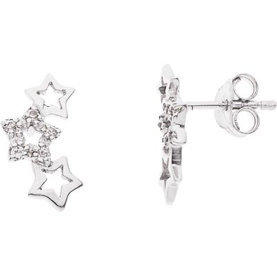 DIADEMA - Ohrringe - Stern - Love Jewelry Collection Silber Einheitsgröße DIADEMA - Ohrringe - Stern - Love Jewelry Collection Silber Einheitsgröße