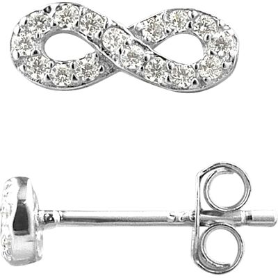DIADEMA - Ohrringe - Infini - Liebesschmuck Kollektion Silber Einheitsgröße DIADEMA - Ohrringe - Infini - Liebesschmuck Kollektion Silber Einheitsgröße