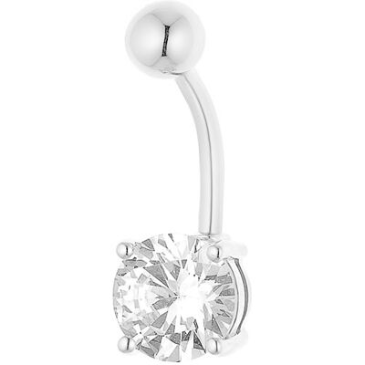 DIADEMA - Piercing - Weiße Liebe - Schmuck Kollektion Silber Einheitsgröße DIADEMA - Piercing - Weiße Liebe - Schmuck Kollektion Silber Einheitsgröße