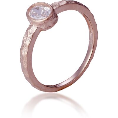 Orphelia „Robin“ Damen-Ring aus 925er Sterlingsilber, Rosé, ZR-7434 Rose R 1/2 Orphelia „Robin“ Damen-Ring aus 925er Sterlingsilber, Rosé, ZR-7434 Rose R 1/2