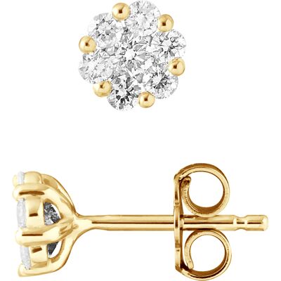 DIADEMA - Ohrringe - Prestige Jewelery - Diamanten - Gelbgold Weiß Einheitsgröße DIADEMA - Ohrringe - Prestige Jewelery - Diamanten - Gelbgold Weiß Einheitsgröße