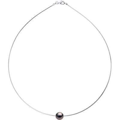 DIADEMA - Halskette - Omega - Silber und Tahiti-Perle Natürlich Einheitsgröße DIADEMA - Halskette - Omega - Silber und Tahiti-Perle Natürlich Einheitsgröße