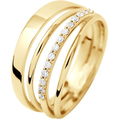 DIADEMA - Ring - Prestige Jewelery - Diamanten - Gelbgold Weiß NICHT DIADEMA - Ring - Prestige Jewelery - Diamanten - Gelbgold Weiß NICHT